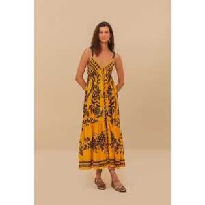 *NWOT* Yellow Golden Oasis LENZING™ ECOVERO™ Euroflax™ Maxi Dress